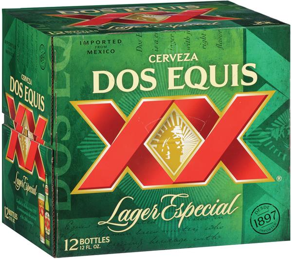 Cerveza Dos Equis XX Lager Especial 12 pack bottles 12 Fl oz