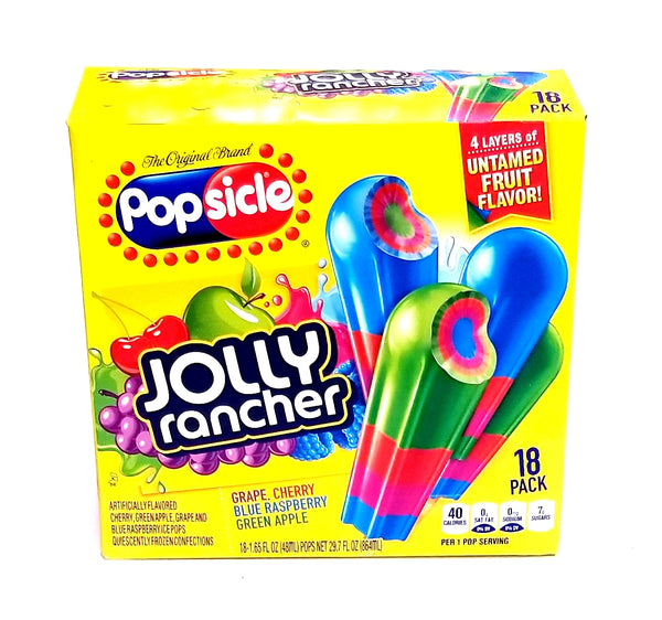 Popsicle Jolly Rancher Pops (18 count)