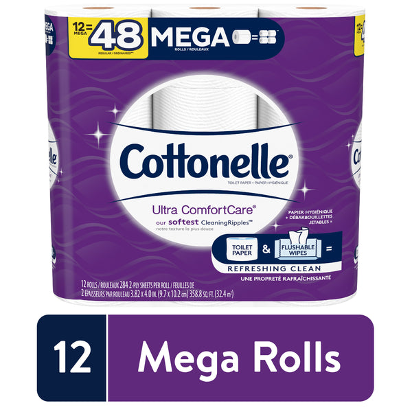 Kleenex Cottonelle Ultra ComfortCare Toilet Paper 12 ct