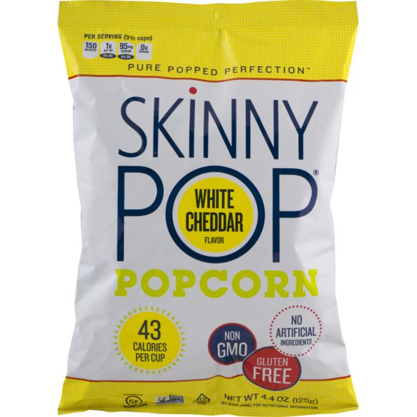 SkinnyPop White Cheddar Popcorn - 4.4 oz