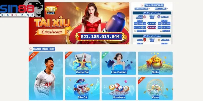 Sin88 19 Khái quát chung về nhà cái Sin88
