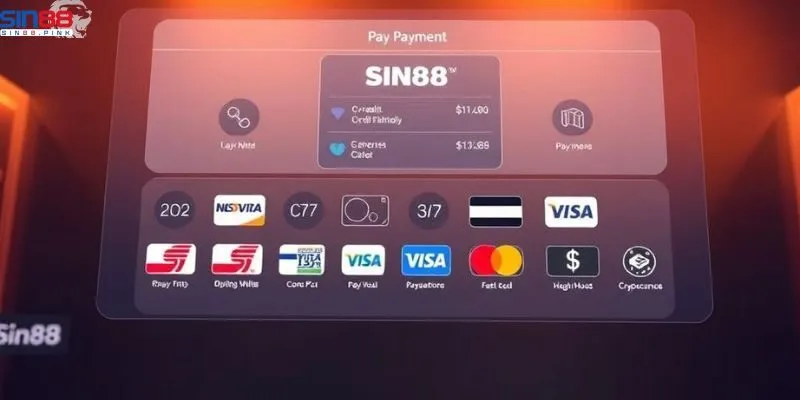 Sin88 26 Đa dạng phương thức thanh toán tại Sin88